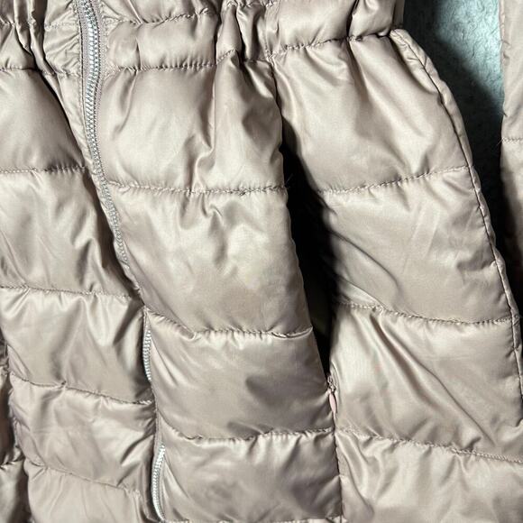Kenneth Cole Reaction Coat Womens XS Dusty Mauve Hooded Puffer Jacket‎ Coat READ - Picture 8 of 12